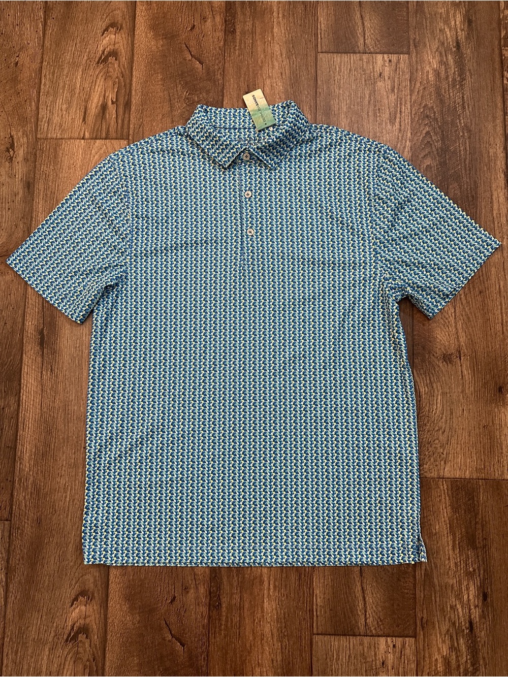 Bermuda Sands Outdoor Activewear Golf Tennis Polo Shirt Men’s Size M Blue